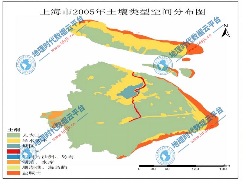 全国范围土壤类型数据