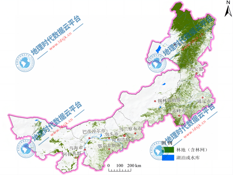 林地（含林网）分布数据