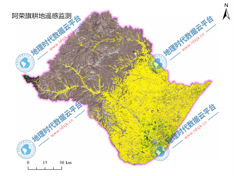 耕地资源高分辨率遥感监测图