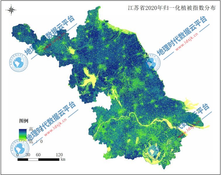 江苏省30米NDVI数据集