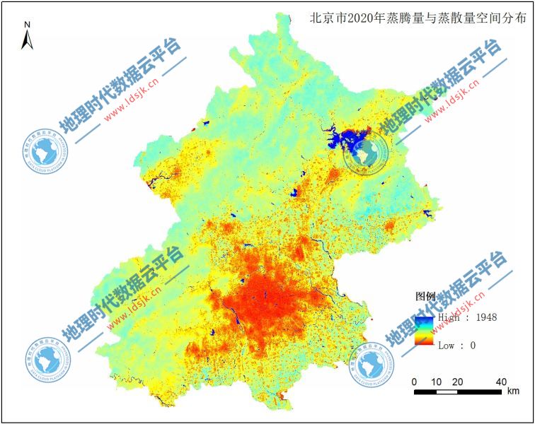 北京市ET地表蒸散数据集