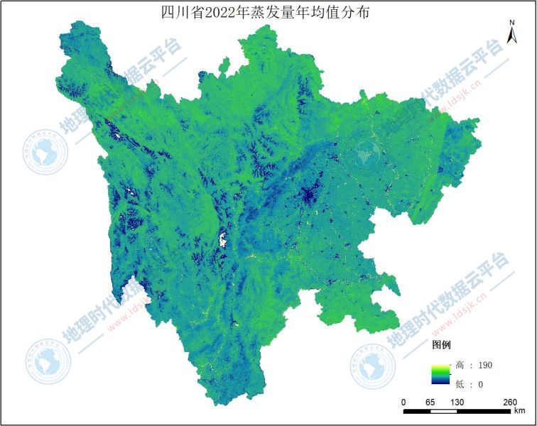 四川省ET地表蒸腾与蒸散数据集